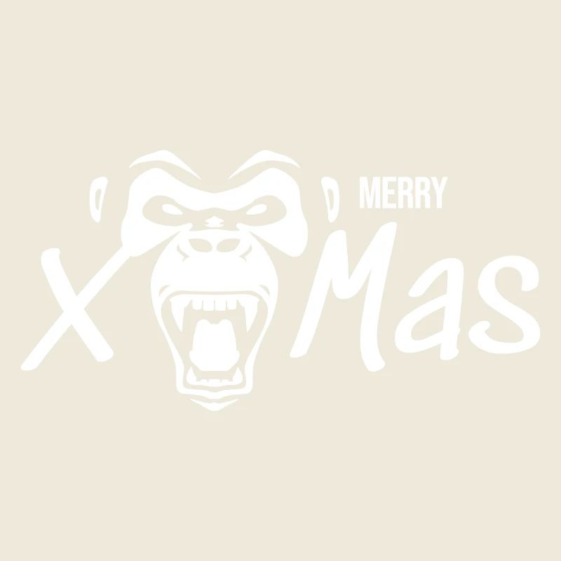 Merry X Mas Gorilla