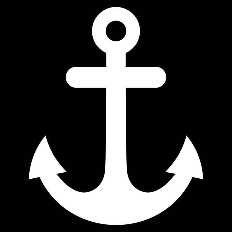 Ancre silhouette amour du port