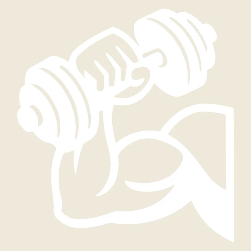 Muscles du biceps Haltère