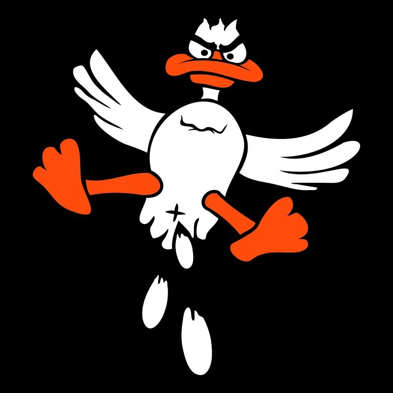 Duck Bird Flying Feces Attack From Above Attack Fun
