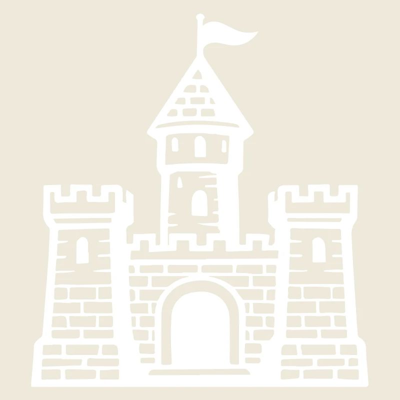 Burg Symbol Steinmauer