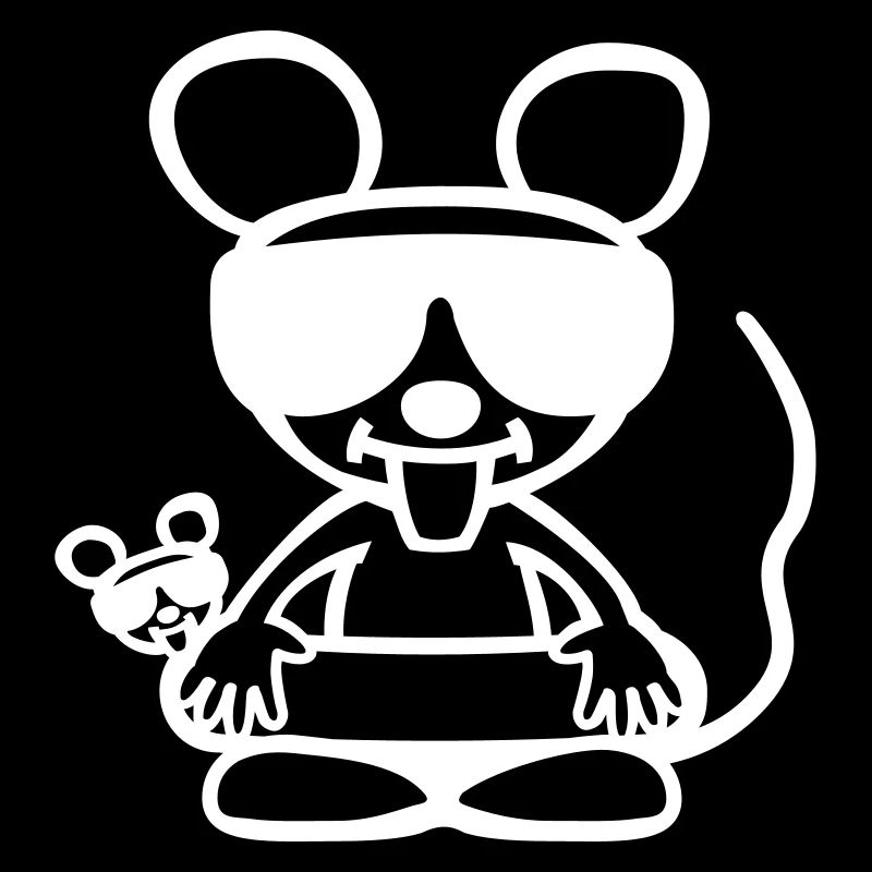 Coole Maus im Urlaub