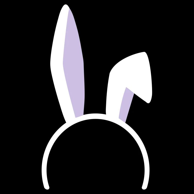 Oreilles de lapin bicolores