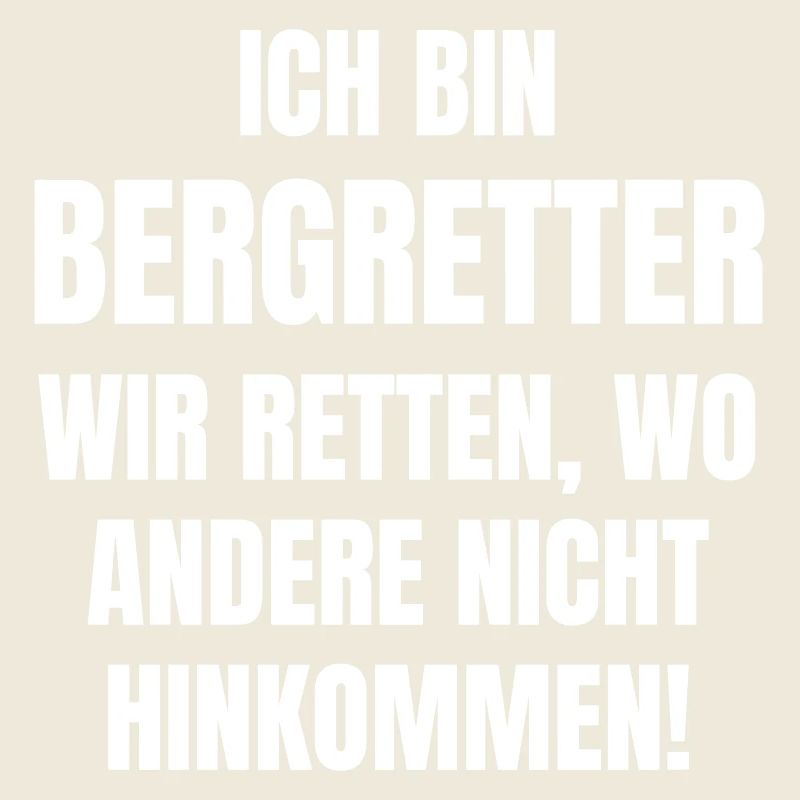 Ich bin Bergretter.