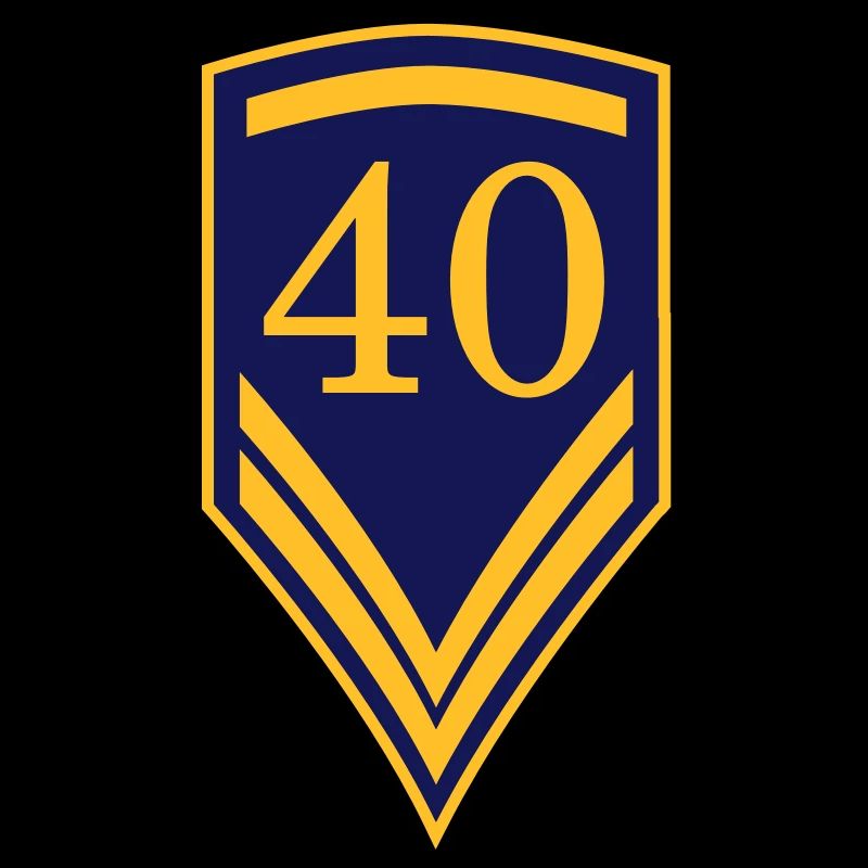 Gift for the 40th Birthday - 40 years