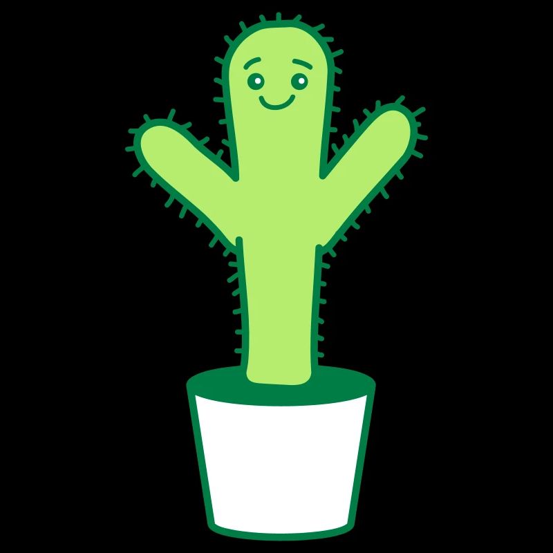 Cactus Prickly Spiny Desert Cacti Flower Pot