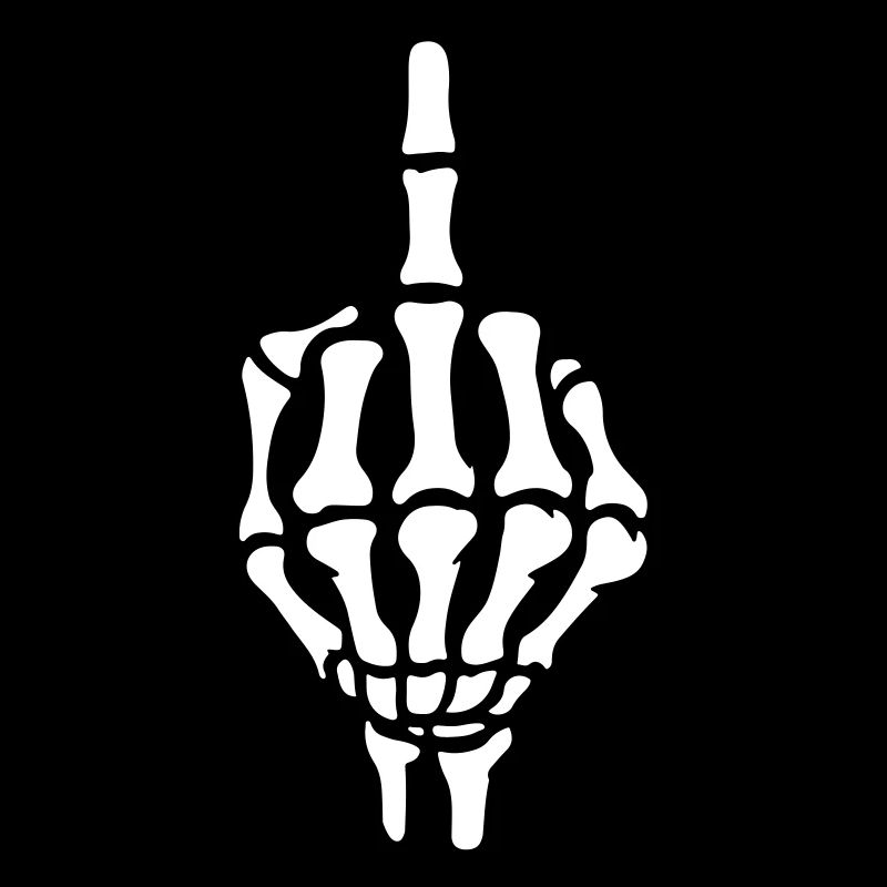 Skelett Mittelfinger Hand