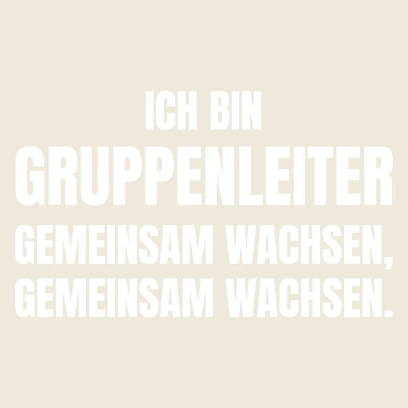 Gruppenleiter gemeinsam wachsen gemeinsam wachsen