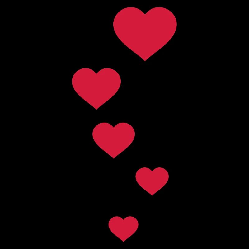 Aufsteigende Herzen Liebe Herzchen