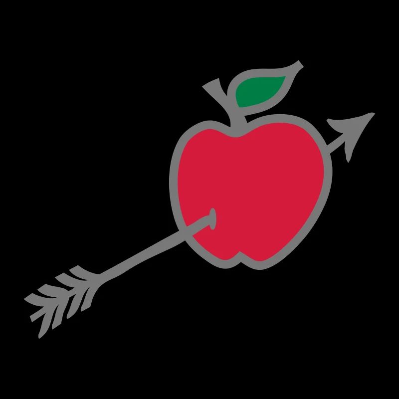 arrow butt apple heart shot