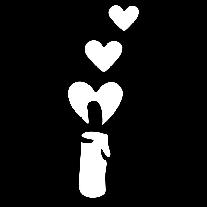Heart Candle 2