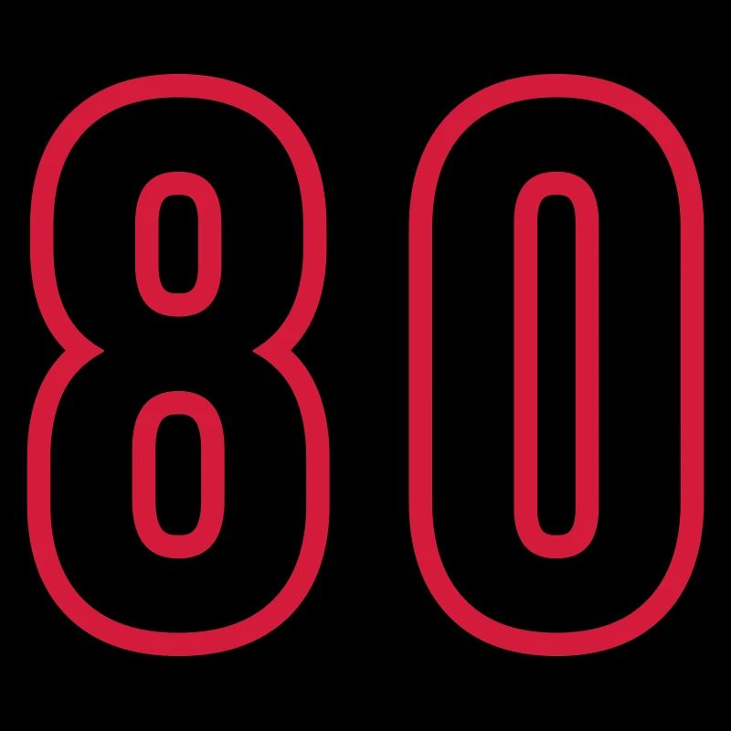 80 Number Years Jersey
