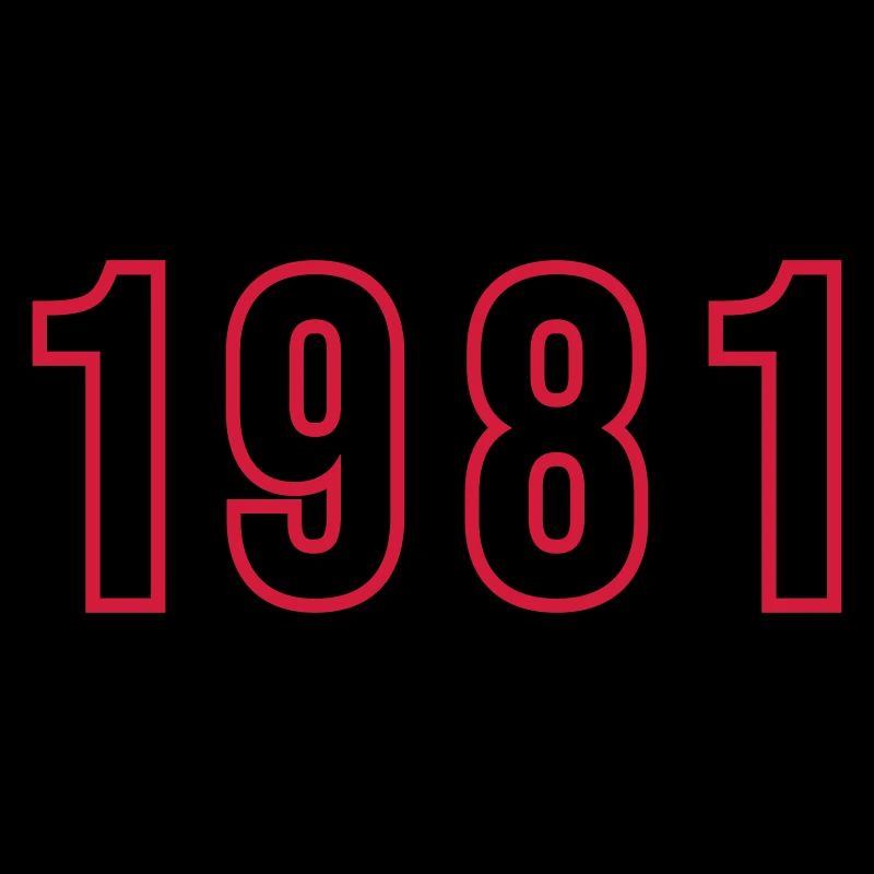 1981 Jahr Zahl