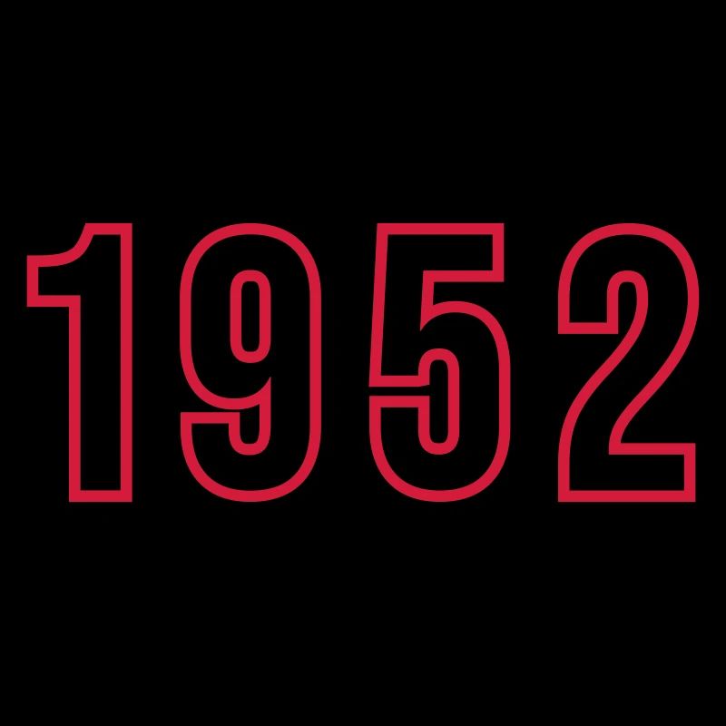 1952 Jahr Zahl