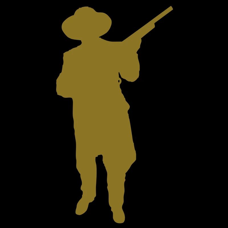 Man and Gun 2 (Vector)