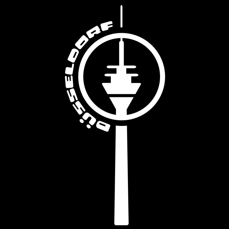 Dusseldorf tv tower circle