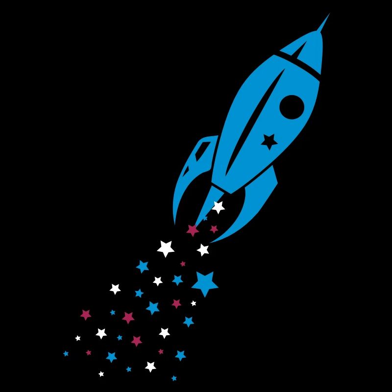 Eine Rakete beim Abflug