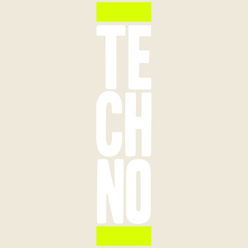 Techno Liebe Zitat Spruch Musik Party Feiern Logo