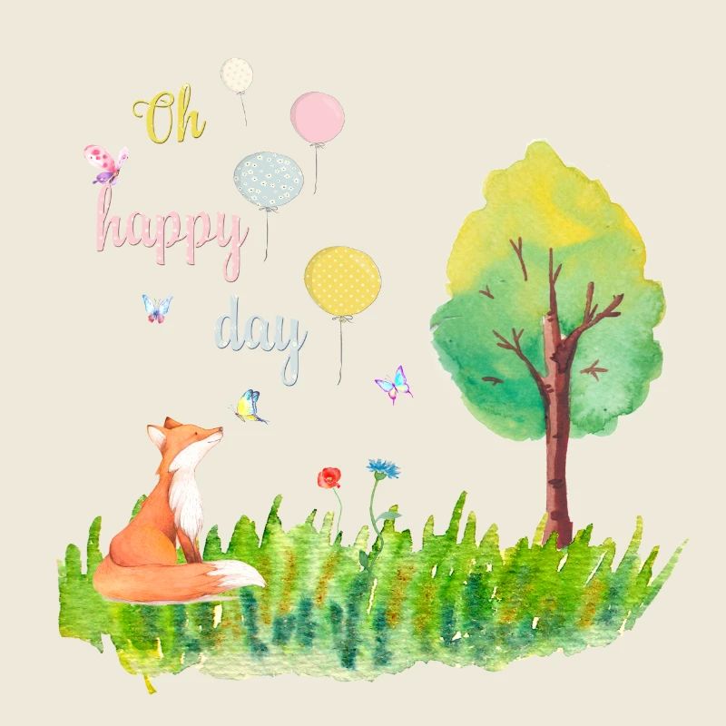 Oh happy day - Fuchs glücklich Tier