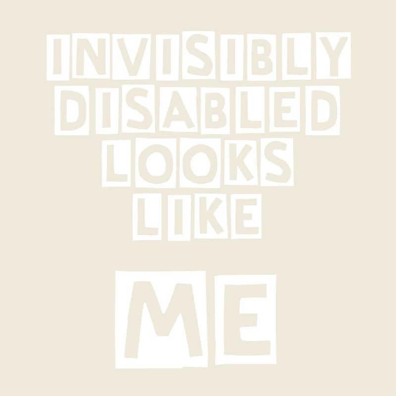 Unsichtbar Behinderte Weiß