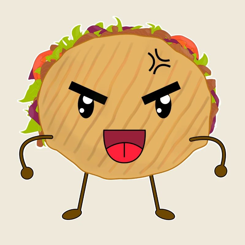 Süßer Knuffiger Döner Lustig