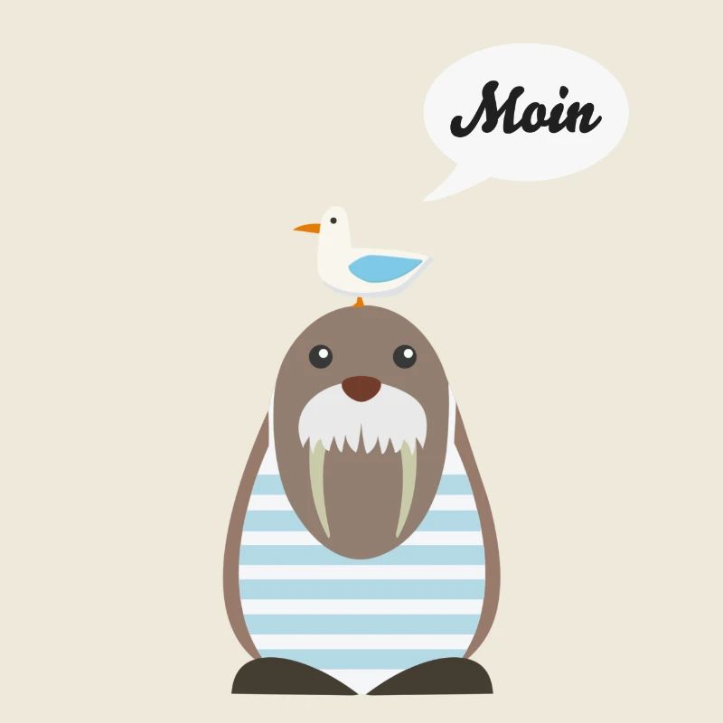 Moin, lion de mer, mouette