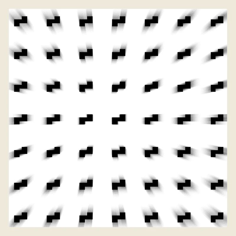 Schwarzweiß Rastersturm