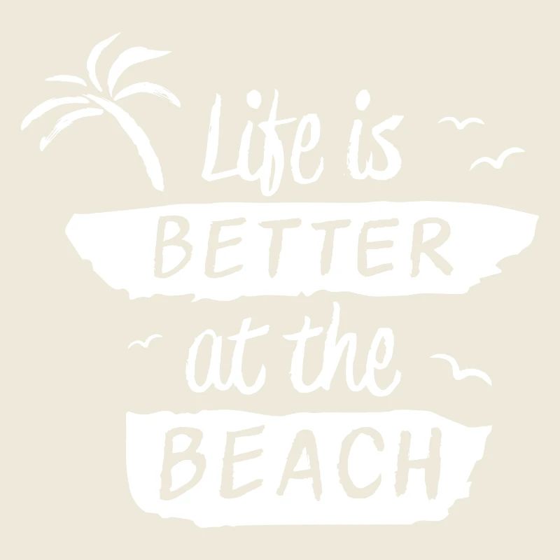 La vie est meilleure à la plage