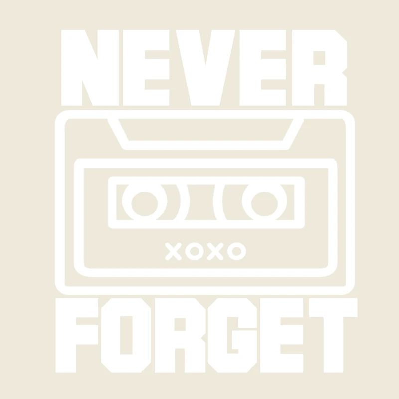 Never Forget Oldie Tape DJ Retro Old 80s