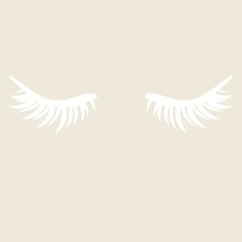 Closed eyes - eyelashes