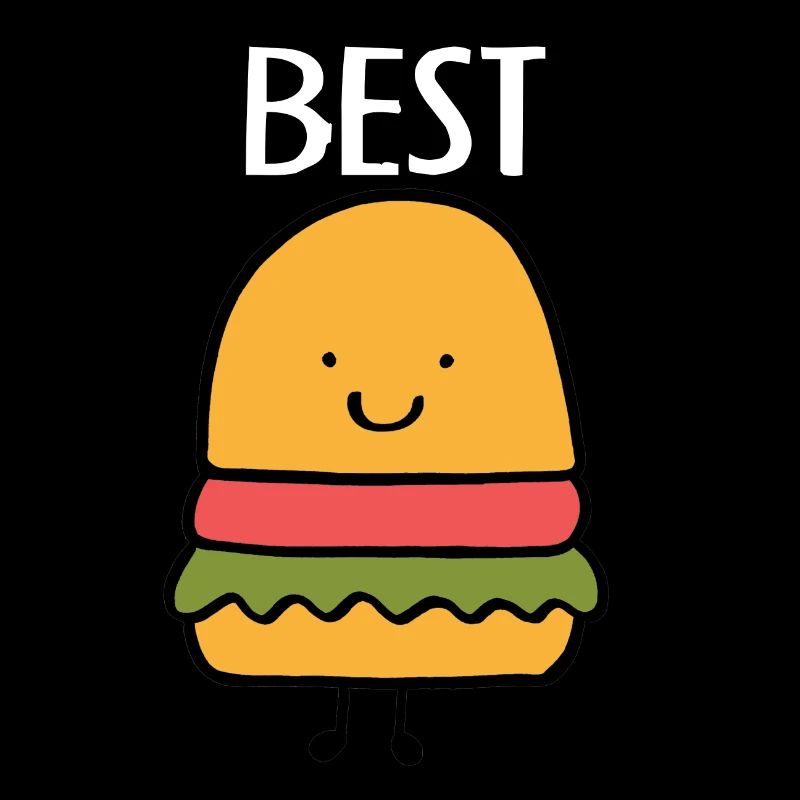 Best Friends, Beste Freunde, Partnershirt, Burger