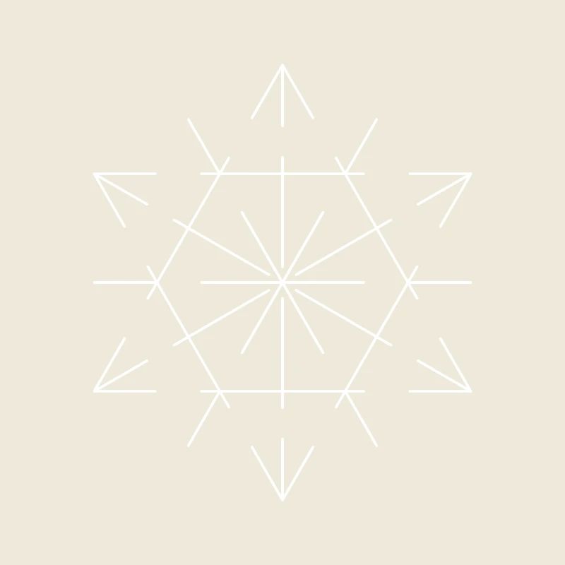 Hexagone minimaliste