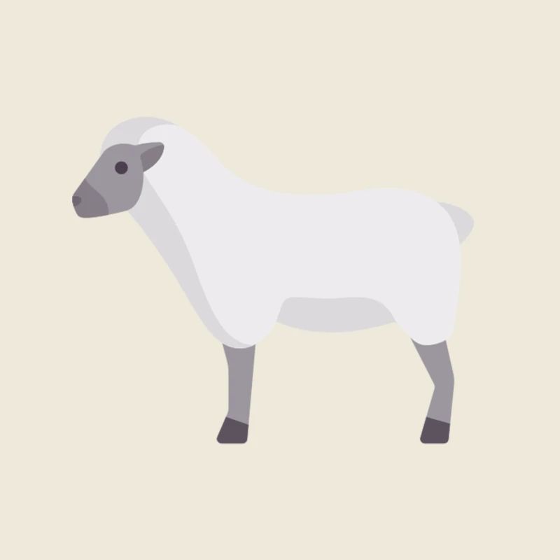 mouton de nuage blanc