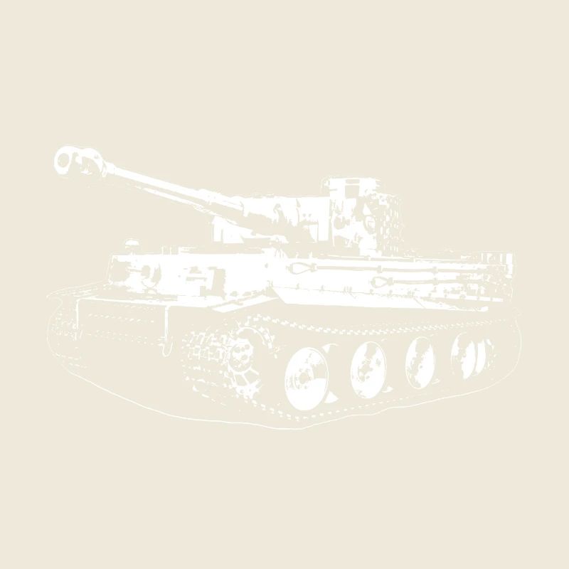 Panzer Silhouette Kontrastdesign