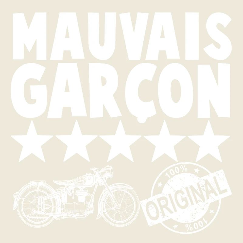 Vélo Moto Vintage Garçon Original