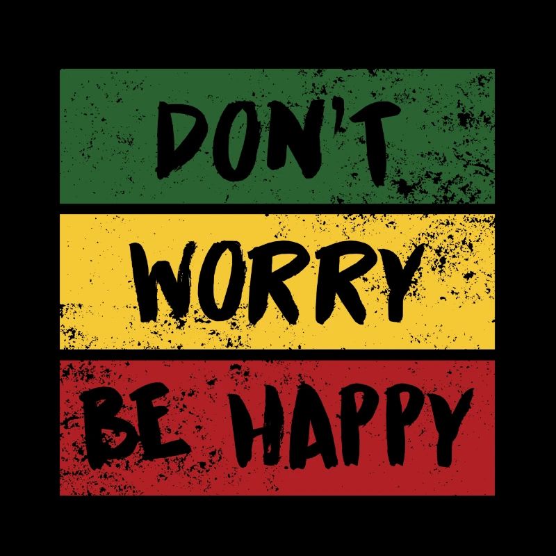 Rastafari Farbenblock Glücksprint