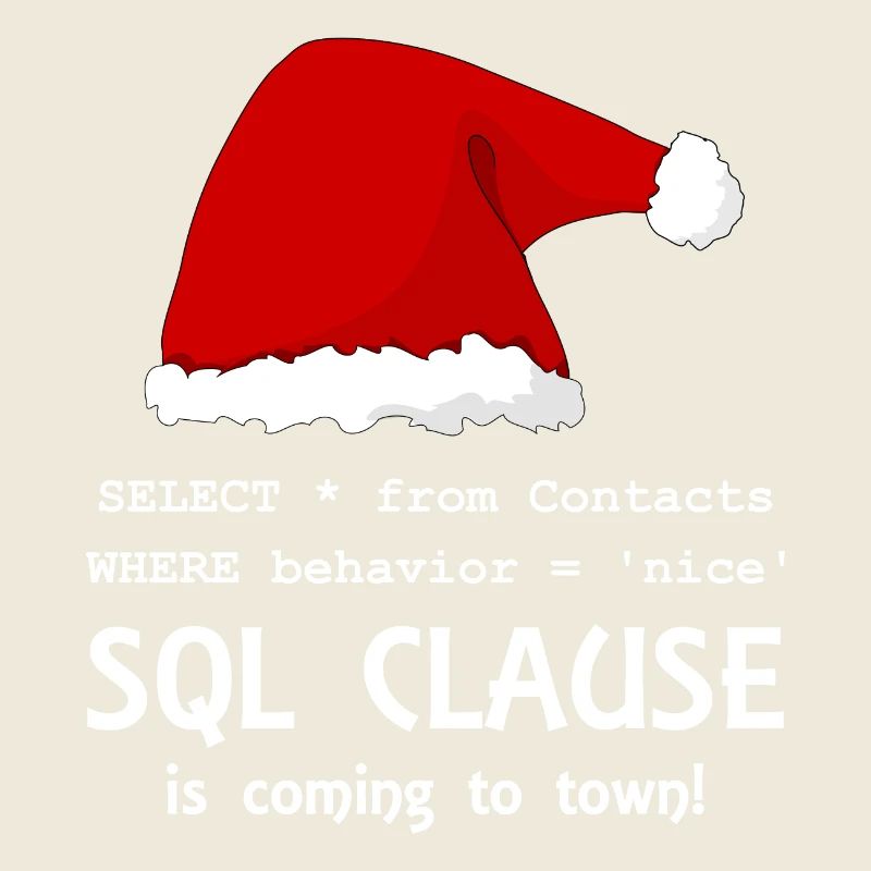 Sql Clause arrive en ville! - blanc