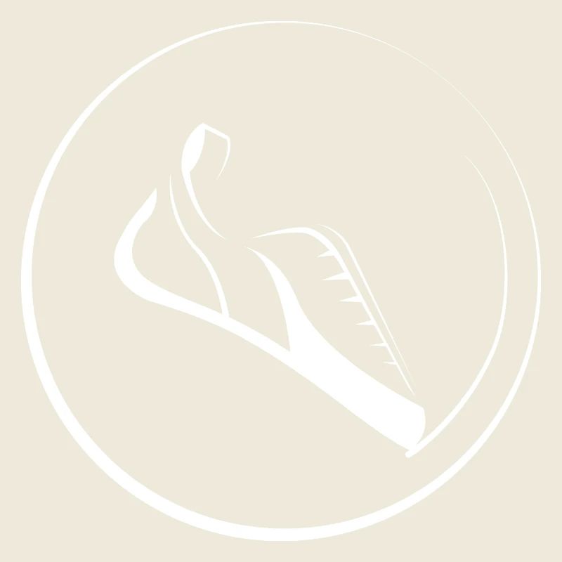 Illustration d’icône de bloc de logo de chaussure d’escalade