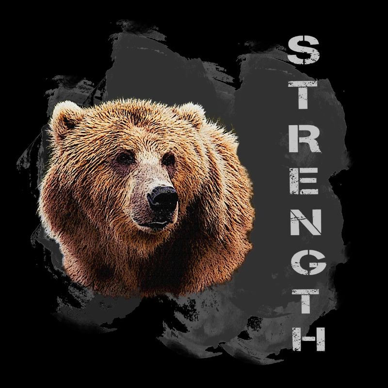 strength, charakter, kodiak bär