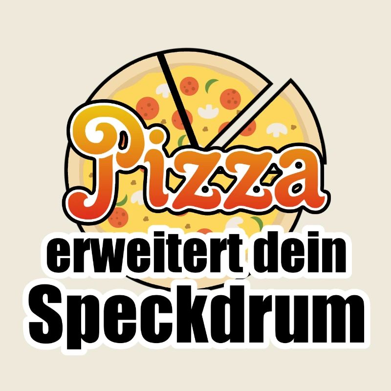 Pizza Figur Diaet lustig Essen Sprüche