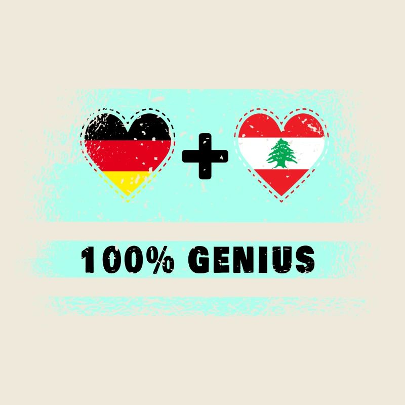 Germany and Lebanon 100% Awesome / Gift
