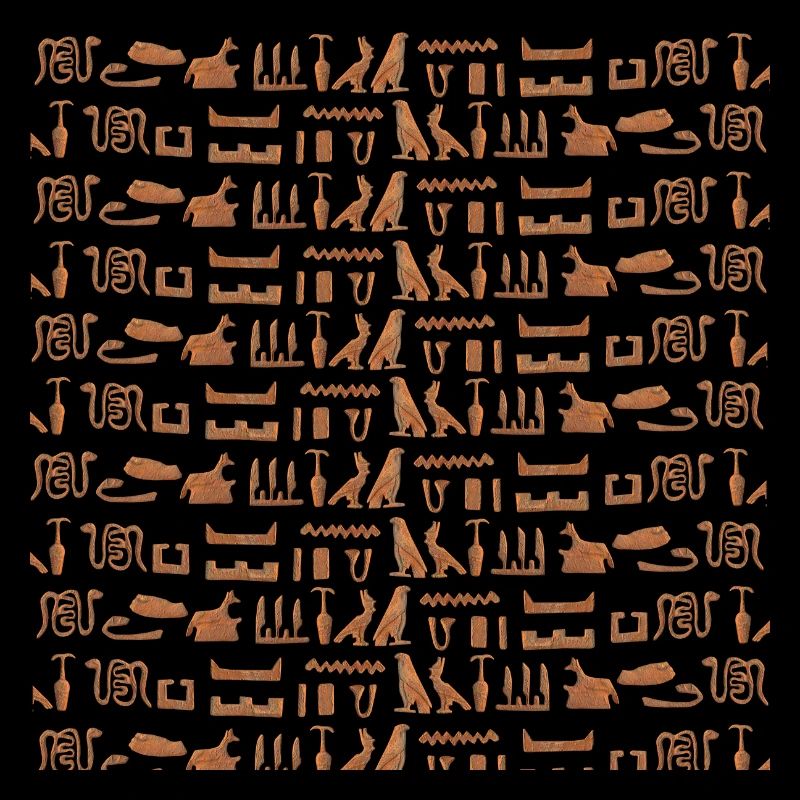 altes ägypten, Hieroglyphenmuster, geschenkidee