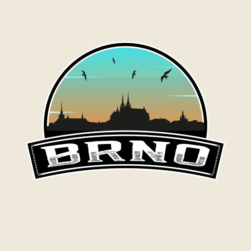 Brünn Tschechien Skyline Tschechisches Souvenir