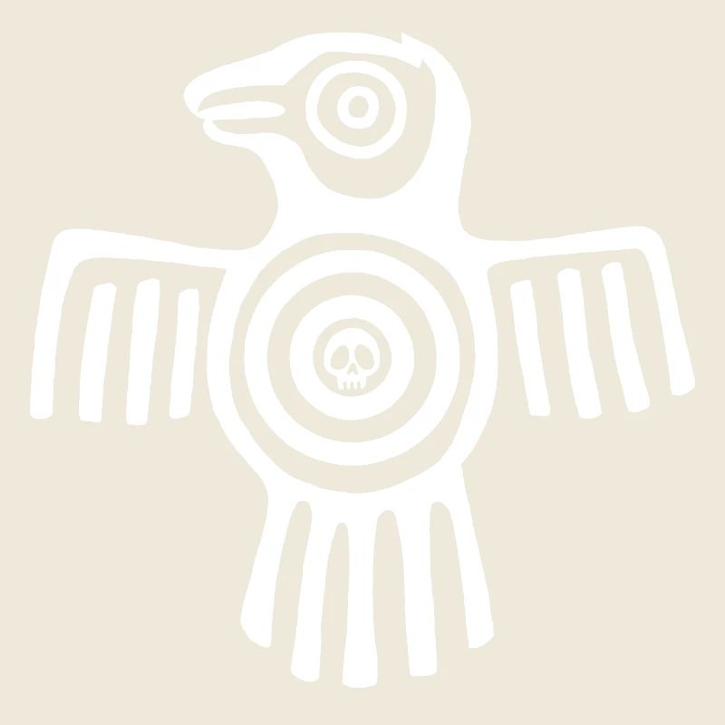 Oiseau inca blanc