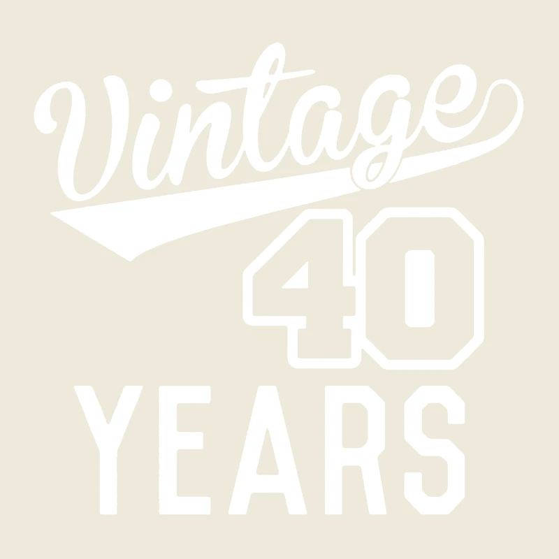 Vintage 40 Years