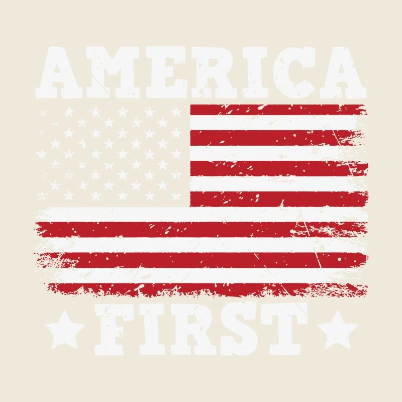 America First Patriotic Us Flagge 4. Juli