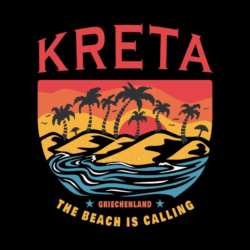 Kreta Griechenland Beach Design