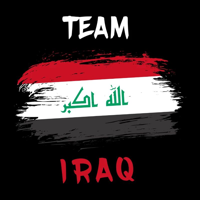 Team Iraq flag design