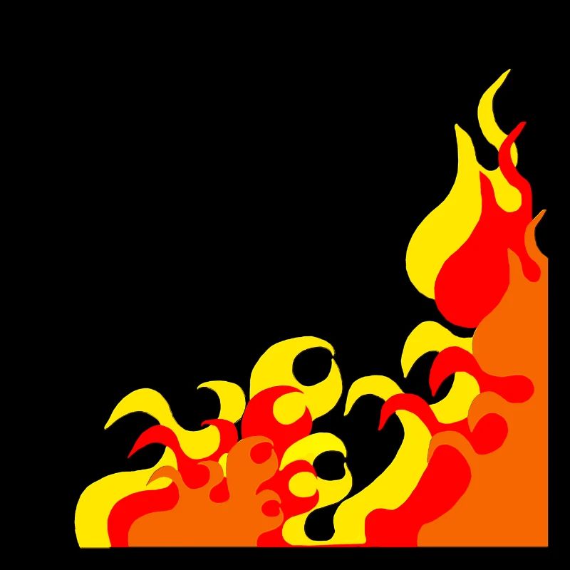 flammen Eckmuster, cooles naturmuster, beliebt