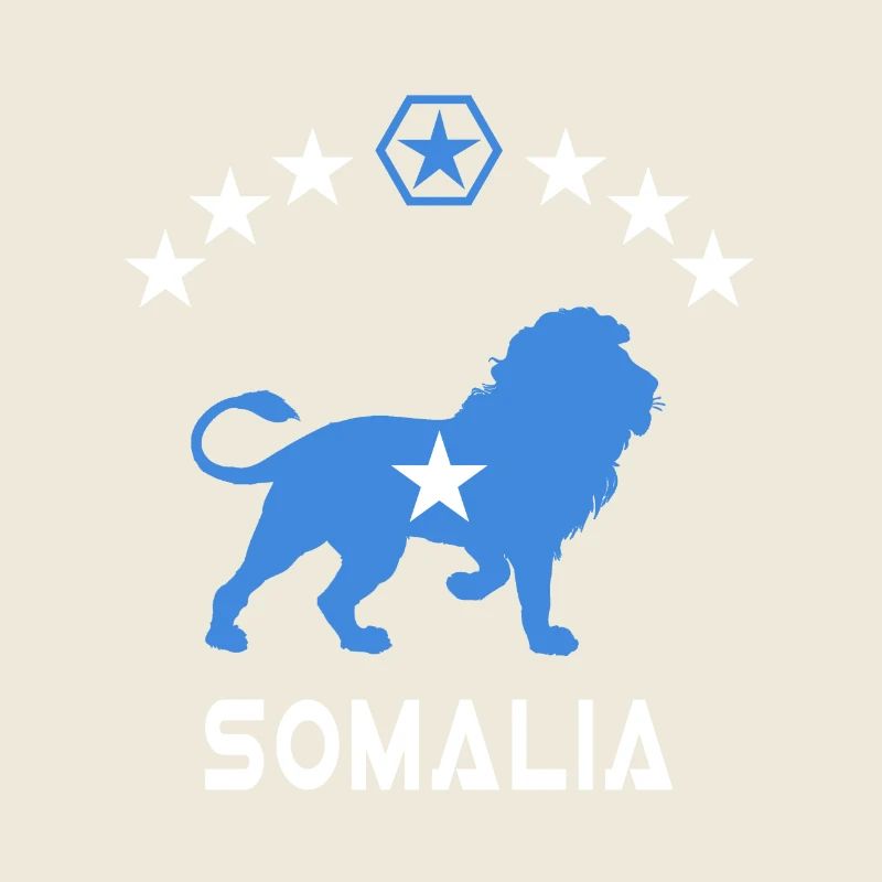 Somalia Löwen Design